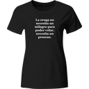 Playera Color lk311. Frase: la oruga no necesita un milagro