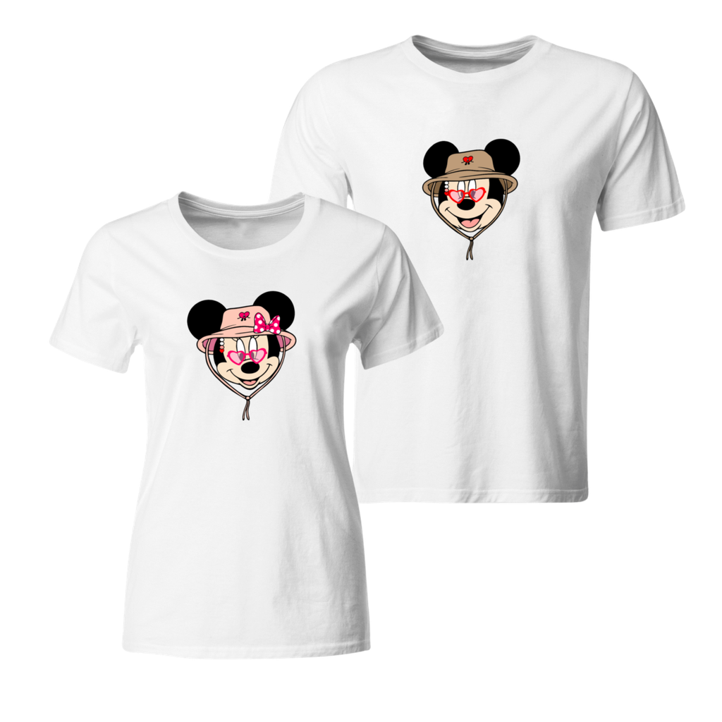 Playera Pareja lk321. Bad bunny mouse san Valentín aesthetic (1 de 2)