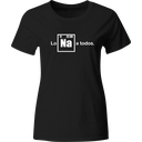 Playera Color Lk200. Frase Los Odio A Todos. Química Sodio.