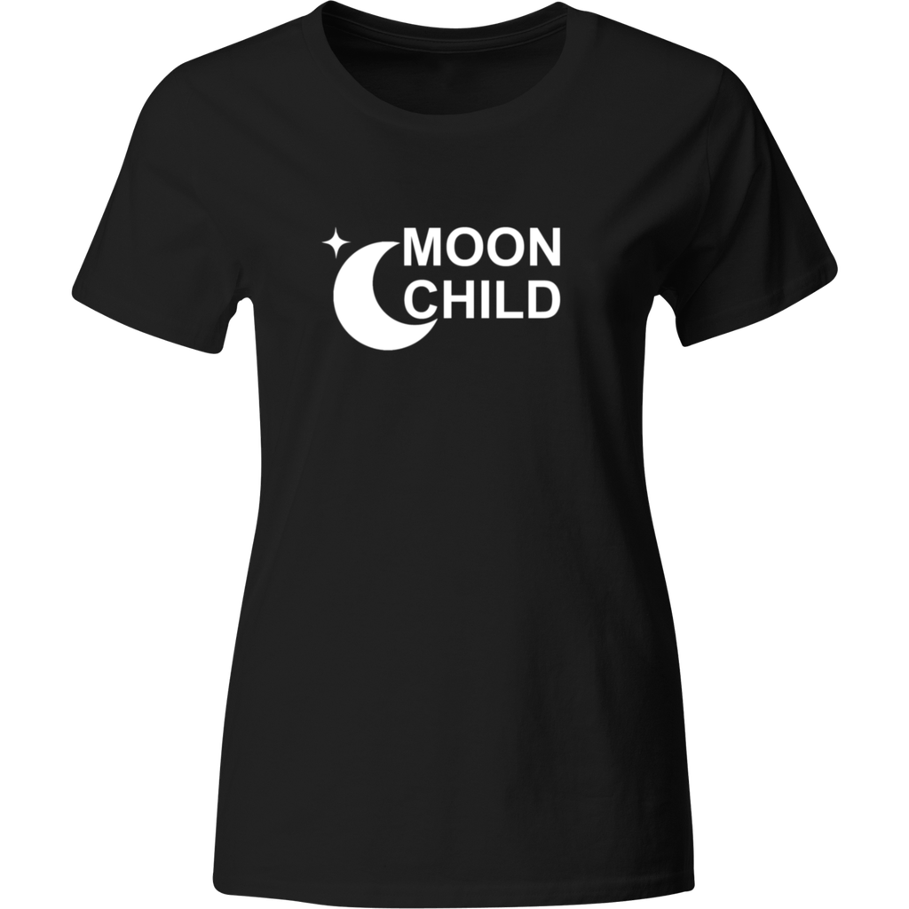 Playera Color Lk209. Frase Moon Child anime