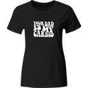 Playera Color Lk464. Frase meme tu papa es mi cardio. Sugar