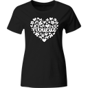 Playera Color Lk471. Frase abuela corazon regalo