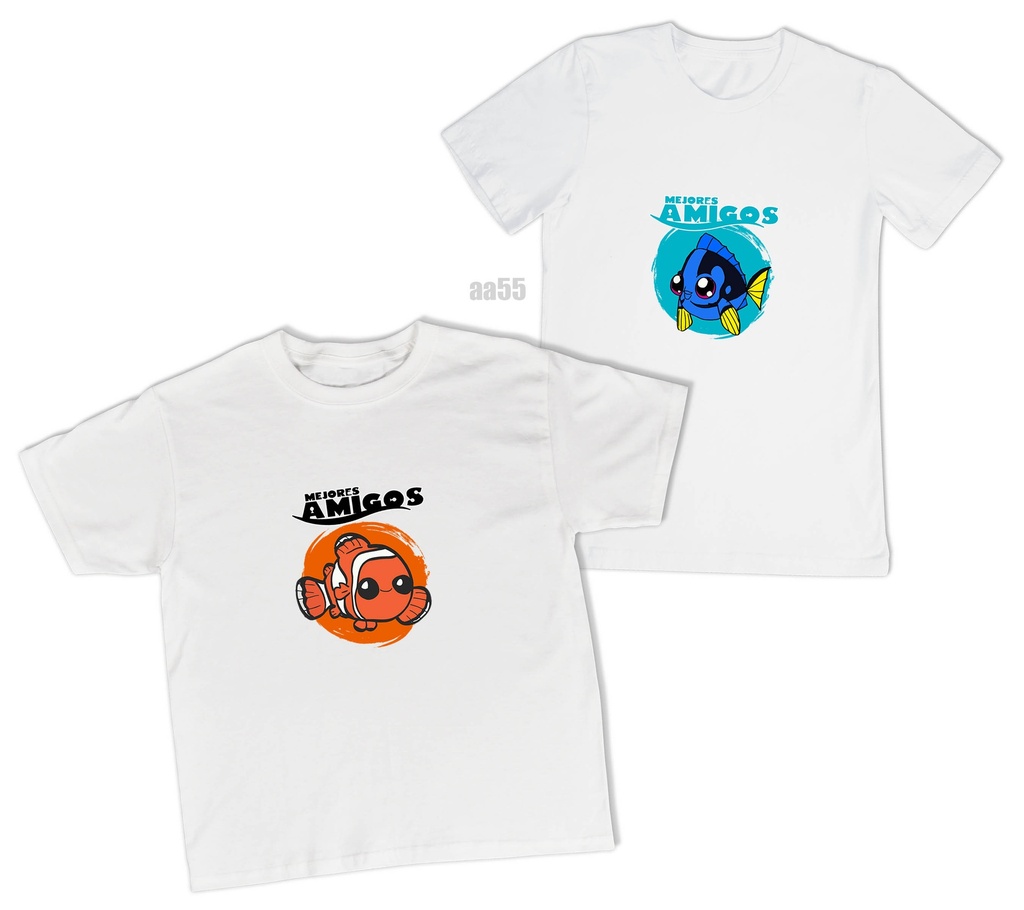 Playera best friends: Nemo y Dory (1/2)