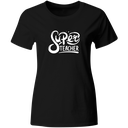 Playera Color Mt36. Super teacher maestro maestra educador