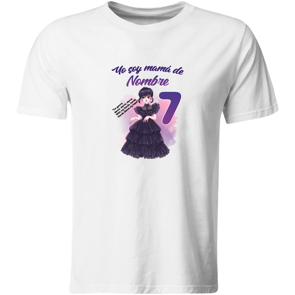 Playera Personalizada Cumpleaños Pc10. Wednesday merlina dance
