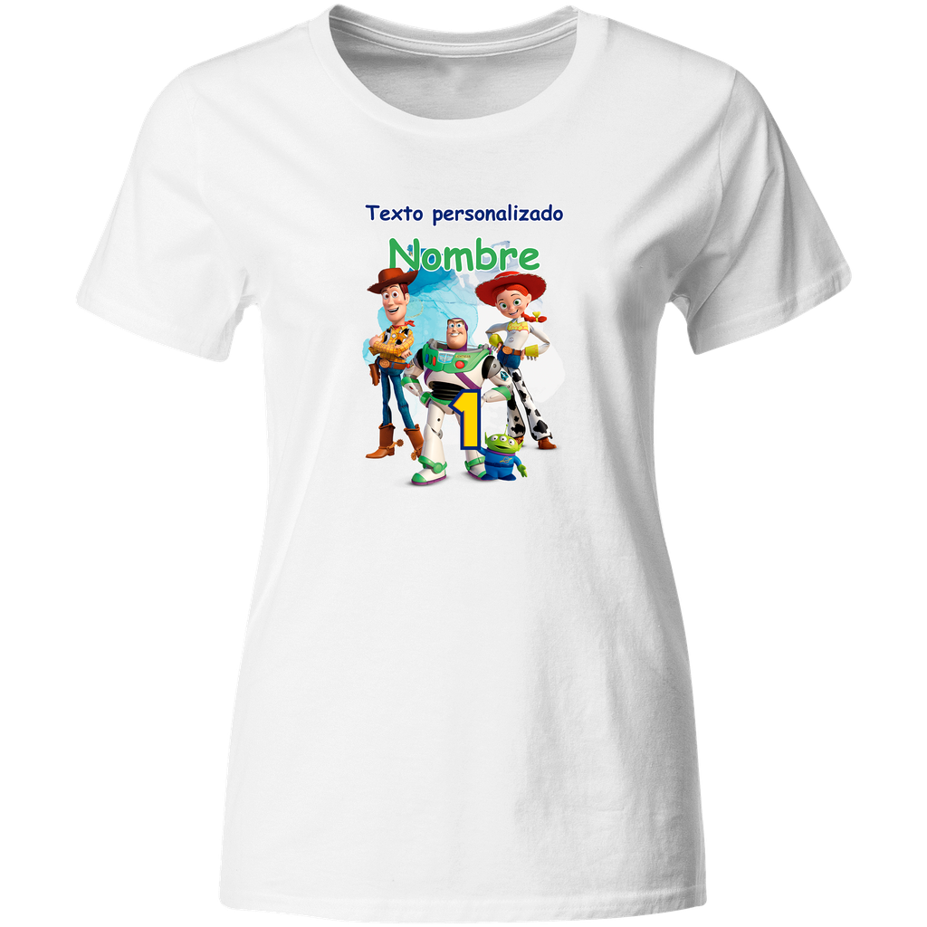 Playera Personalizada Cumpleaños Pc15. toystory anime party