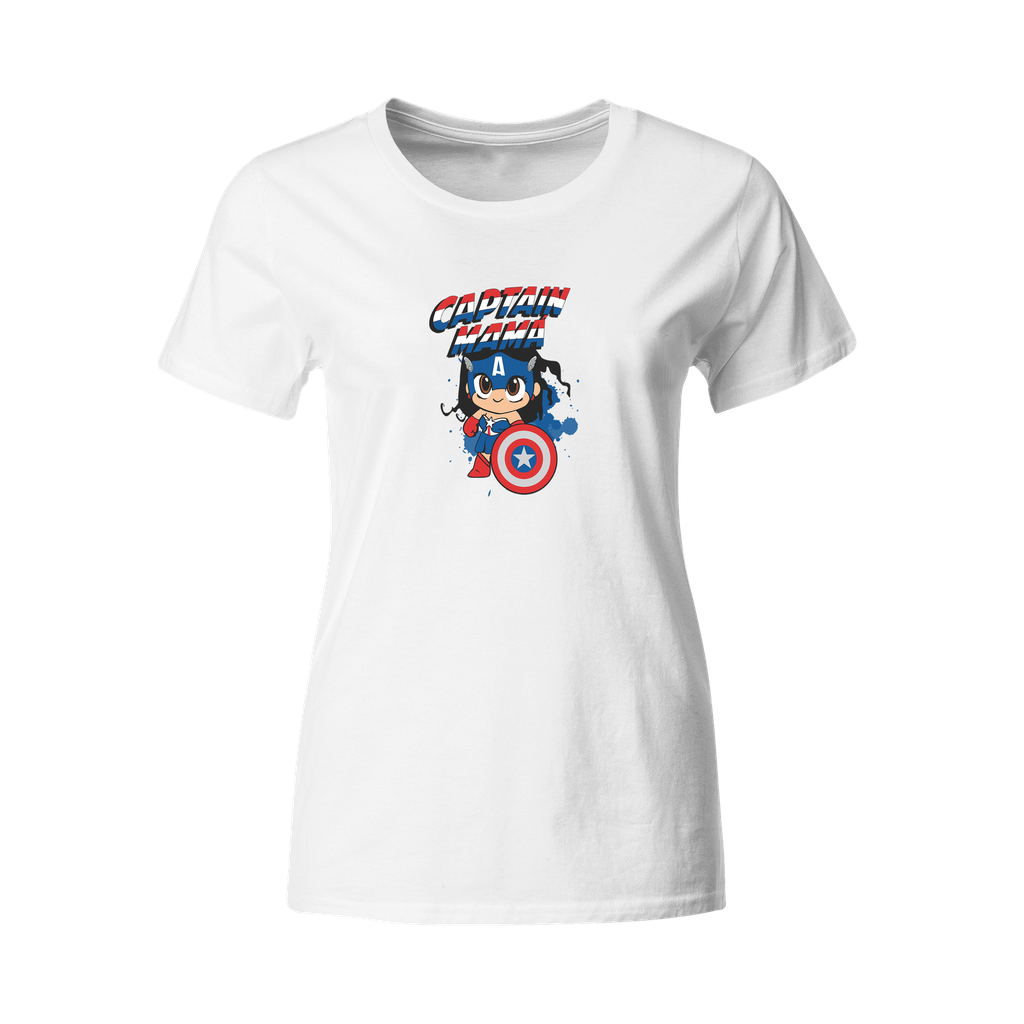 Playeras mamá e hijos:  Capitan mamá. DM64