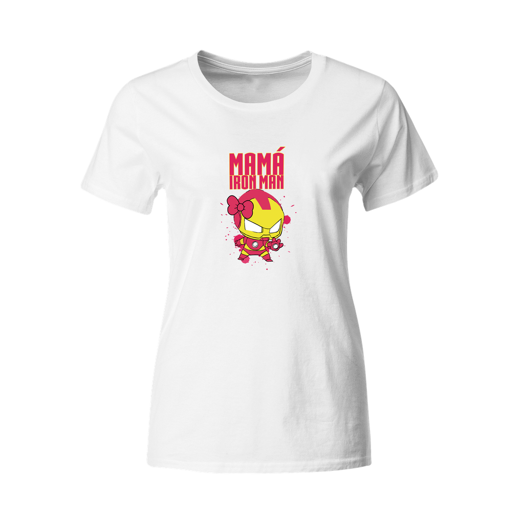 Playeras mamá e hijos:  Mamá de Iron Man DM67