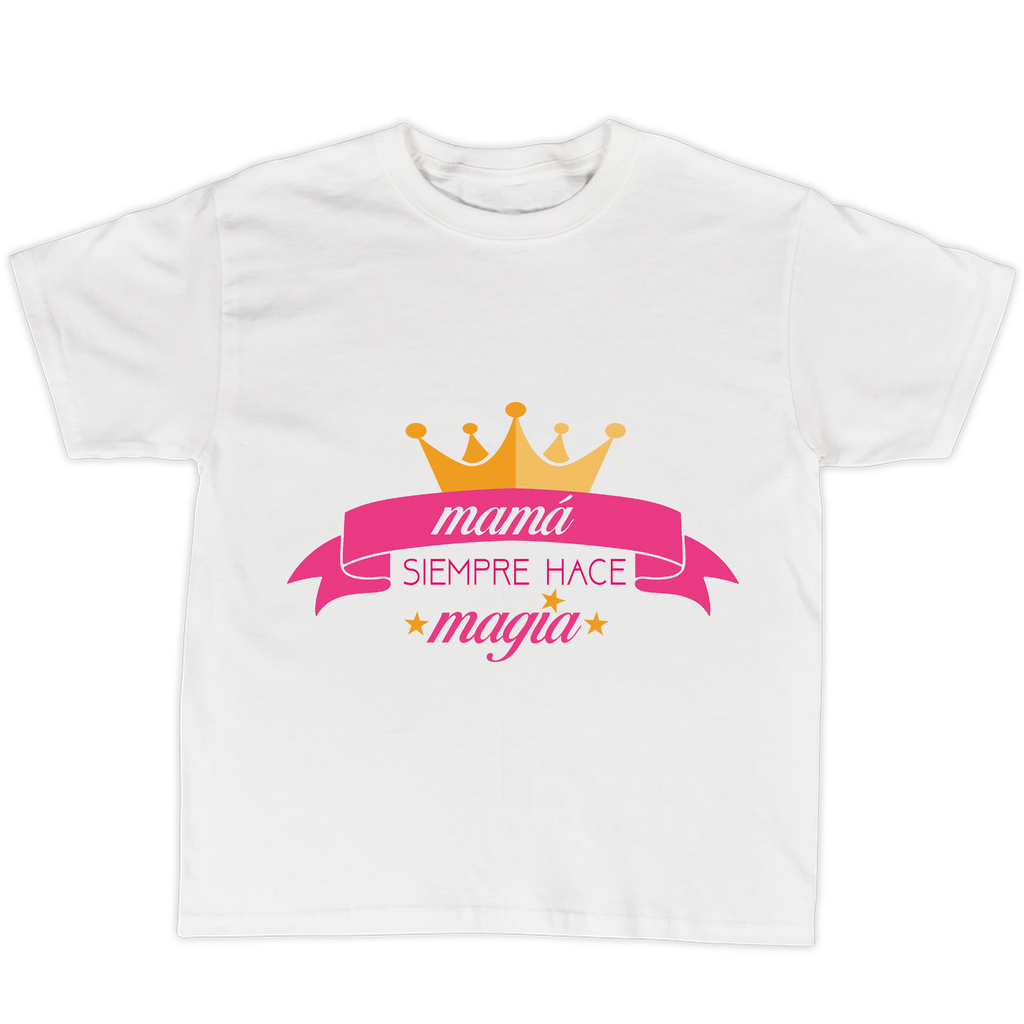 Playeras mamá e hijos:  Mamá siempre hace magia DM601