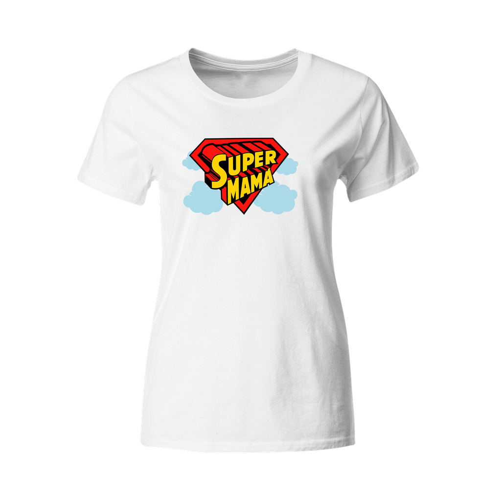 Playeras mamá e hijos:  Super mamá y súper hijo DM609