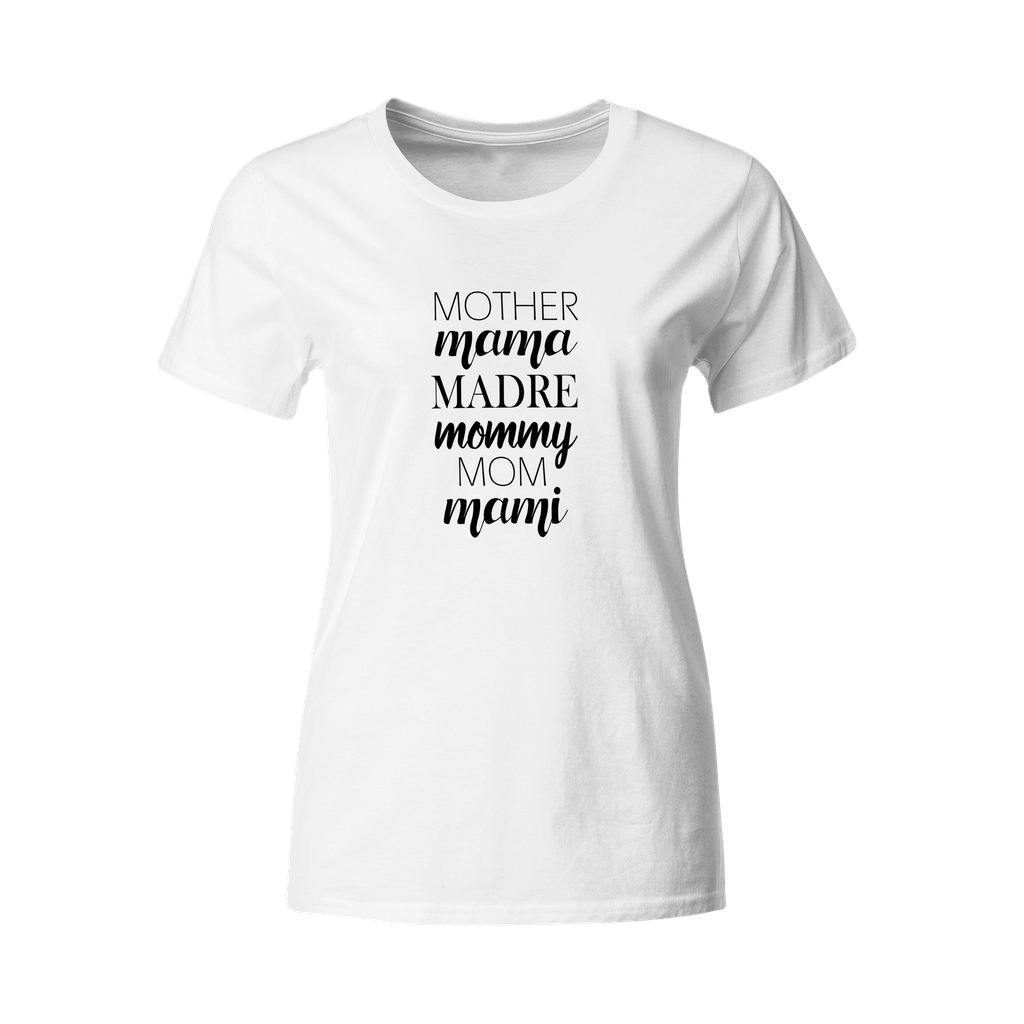 Playeras mamá e hijos:  Mama is my bestie  DM611