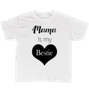 Playeras mamá e hijos:  Mama is my bestie  DM611