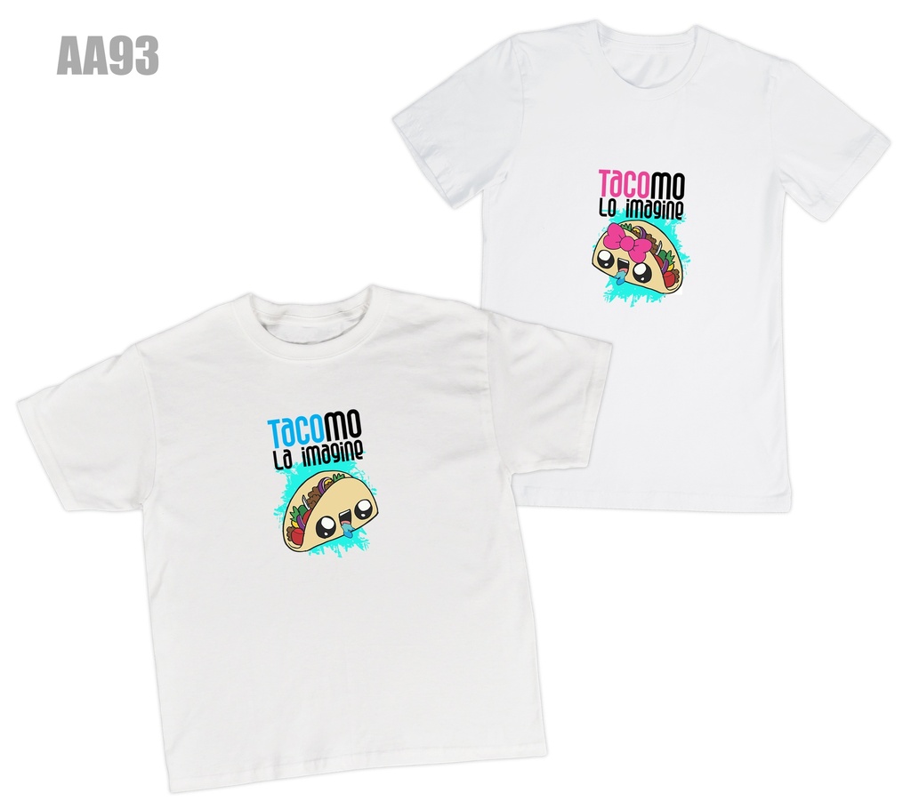 Playeras parejas: Tacos (1/2)