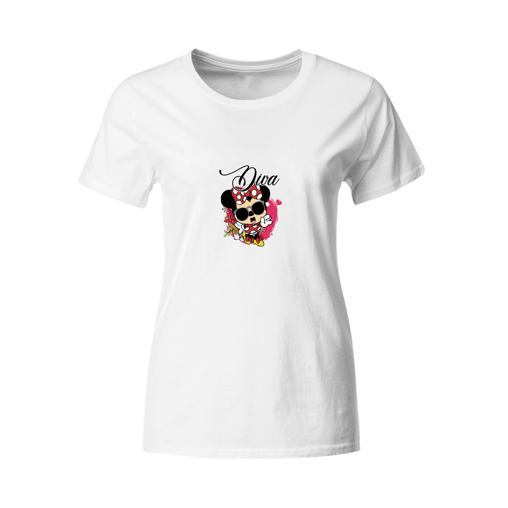 Playeras mamá e hijos:  Diva | Mini diva (Minnie mouse) | DM622