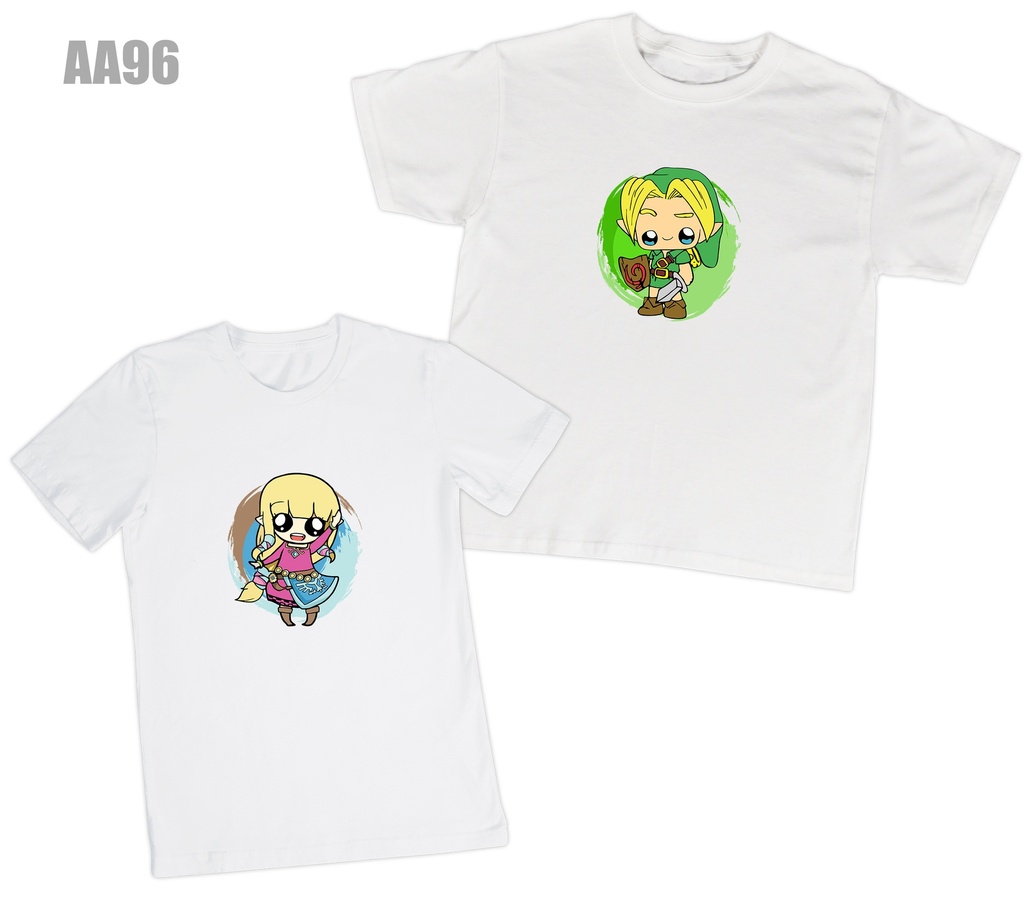 Playeras parejas: Link y Zelda (1/2)