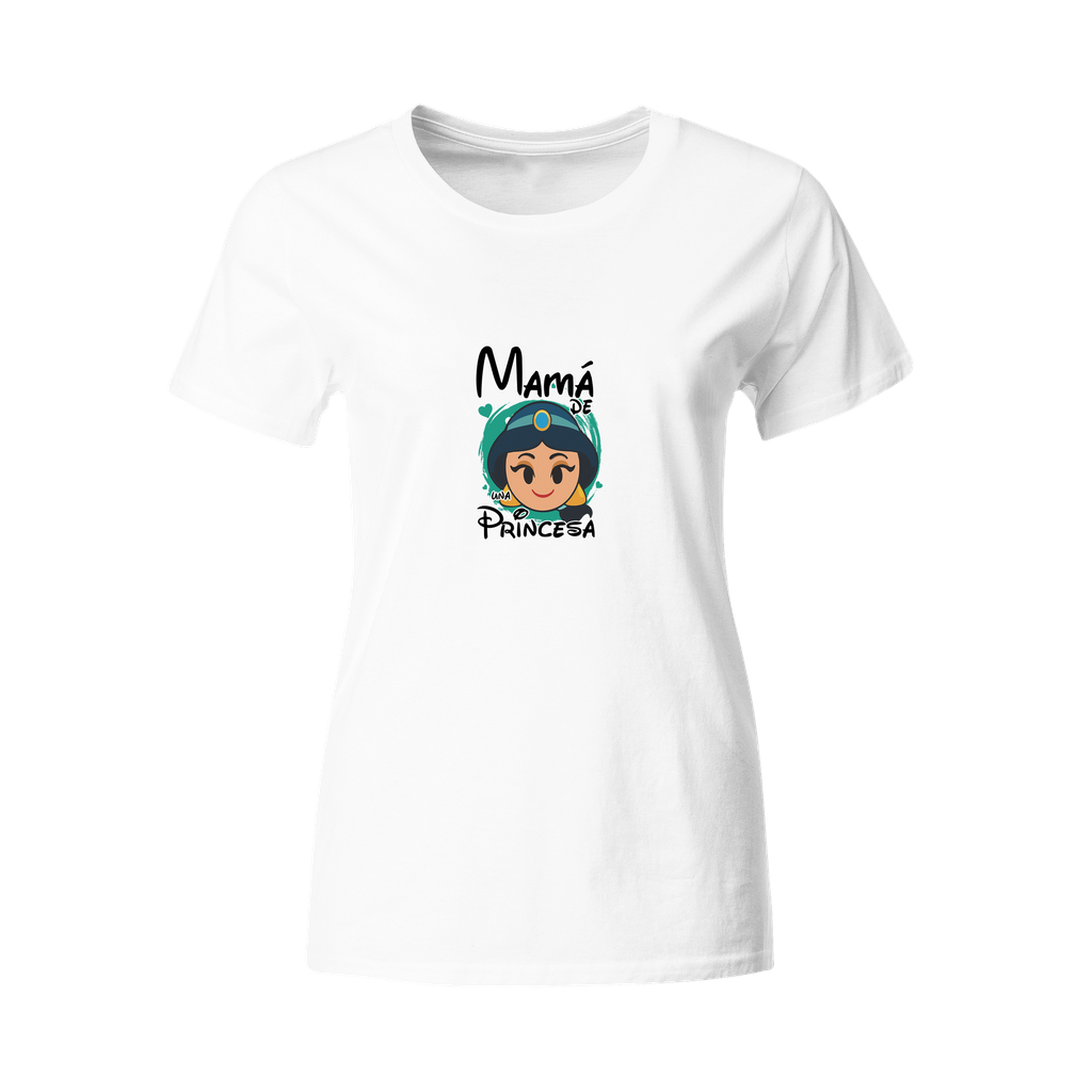 Playeras mamá e hijos:  Mamá de una princesa | Princesa Jazmín | DM625