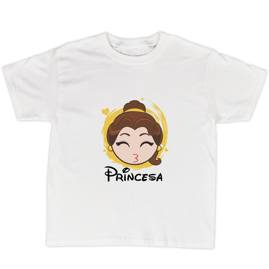 Playeras mamá e hijos:  Mamá de una princesa | Princesa Bella | DM633