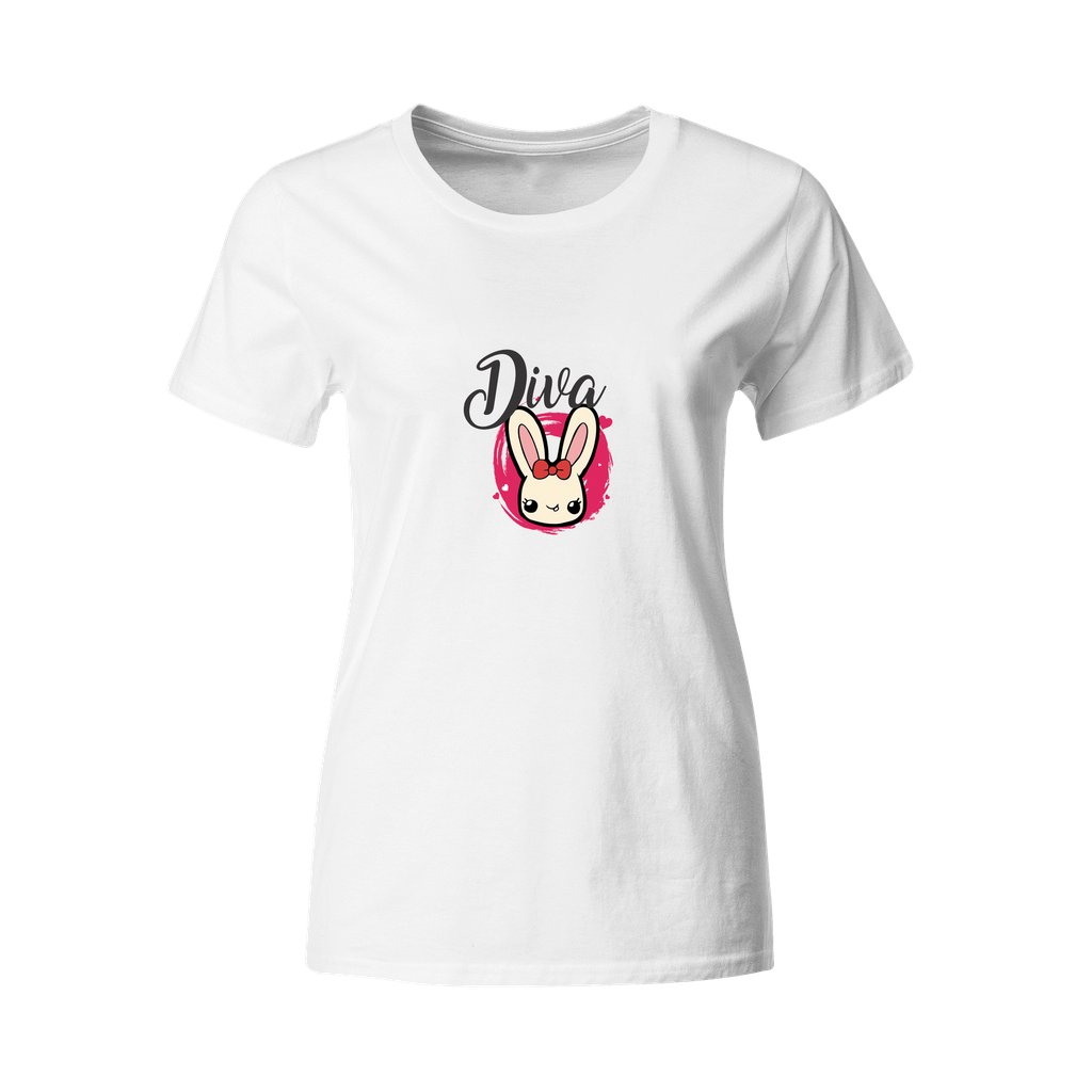 Playeras mamá e hijos:  Diva conejito | Mini diva DM634