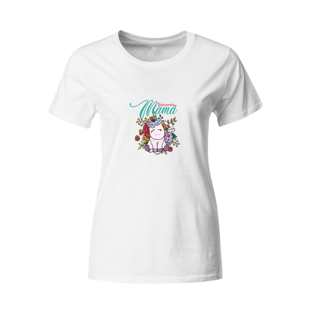 Playeras mamá e hijos:  Mamá e hija Unicornios DM639