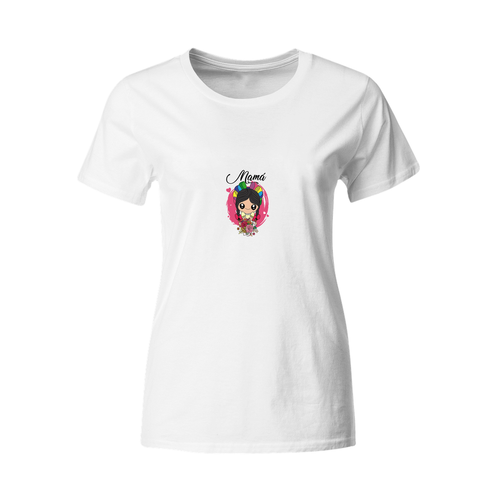 Playeras mamá e hijos:  Mamá muñeca mexicana DM641