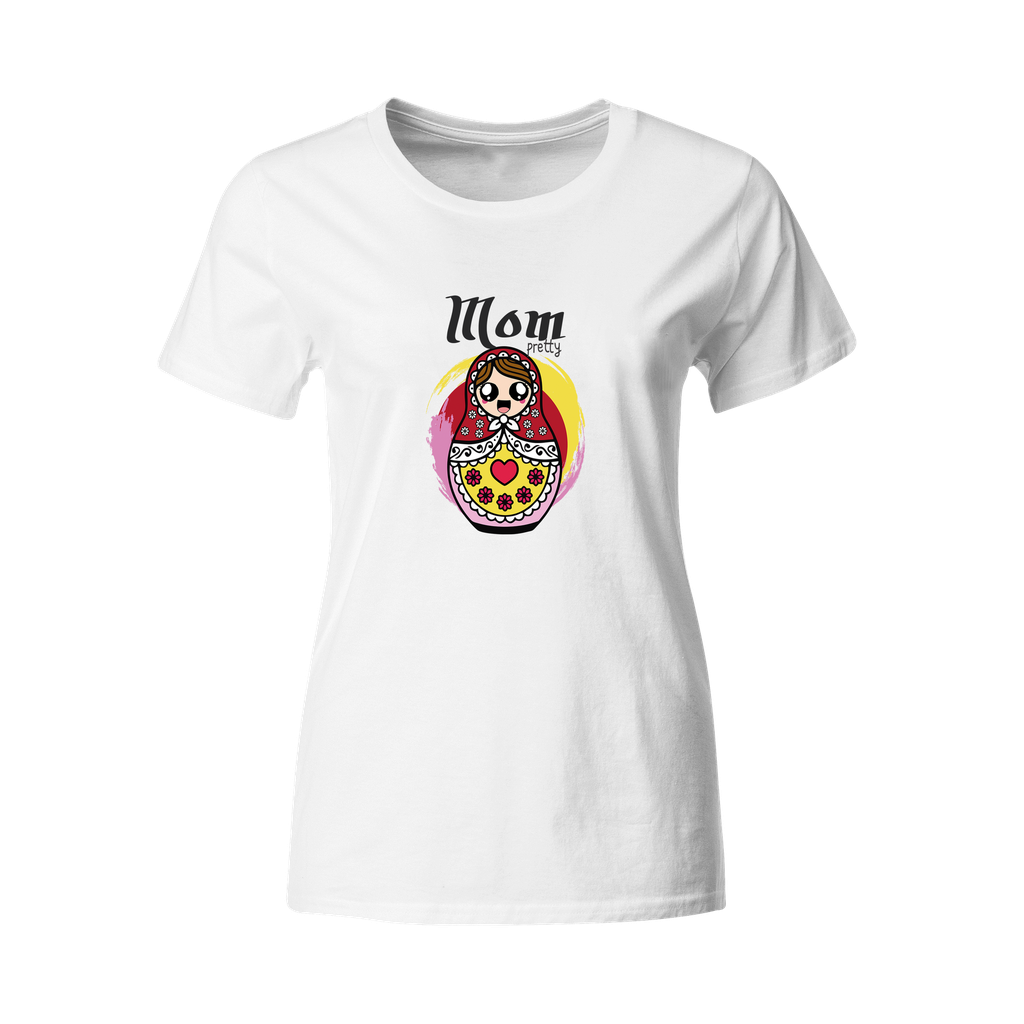 Playeras mamá e hijos:  Mamá matrioska DM642