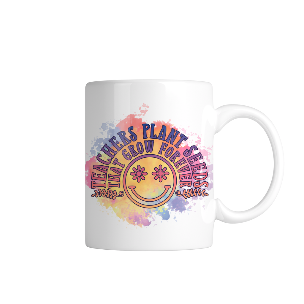 Taza TPM13. "Los maestros plantan semillas" (Con nombre)