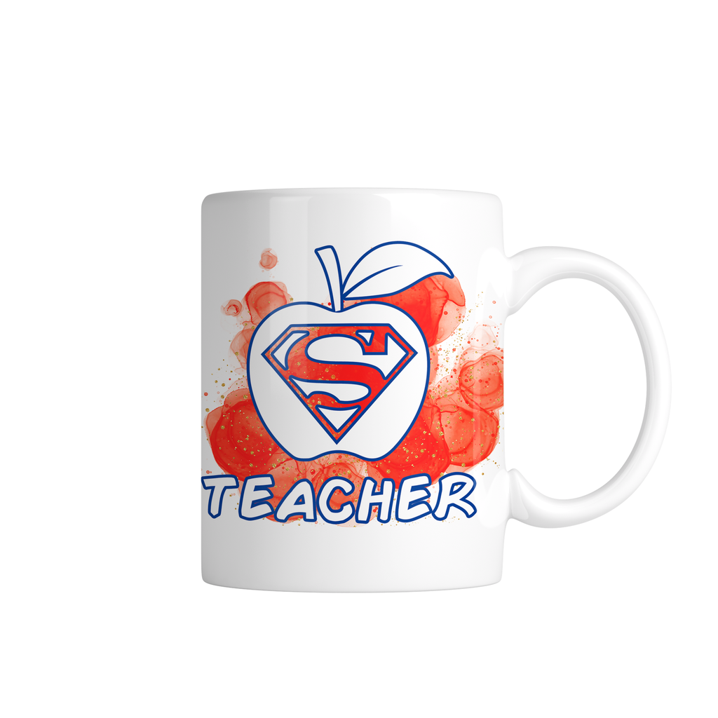 Taza TPM18. Super teacher (Con nombre)