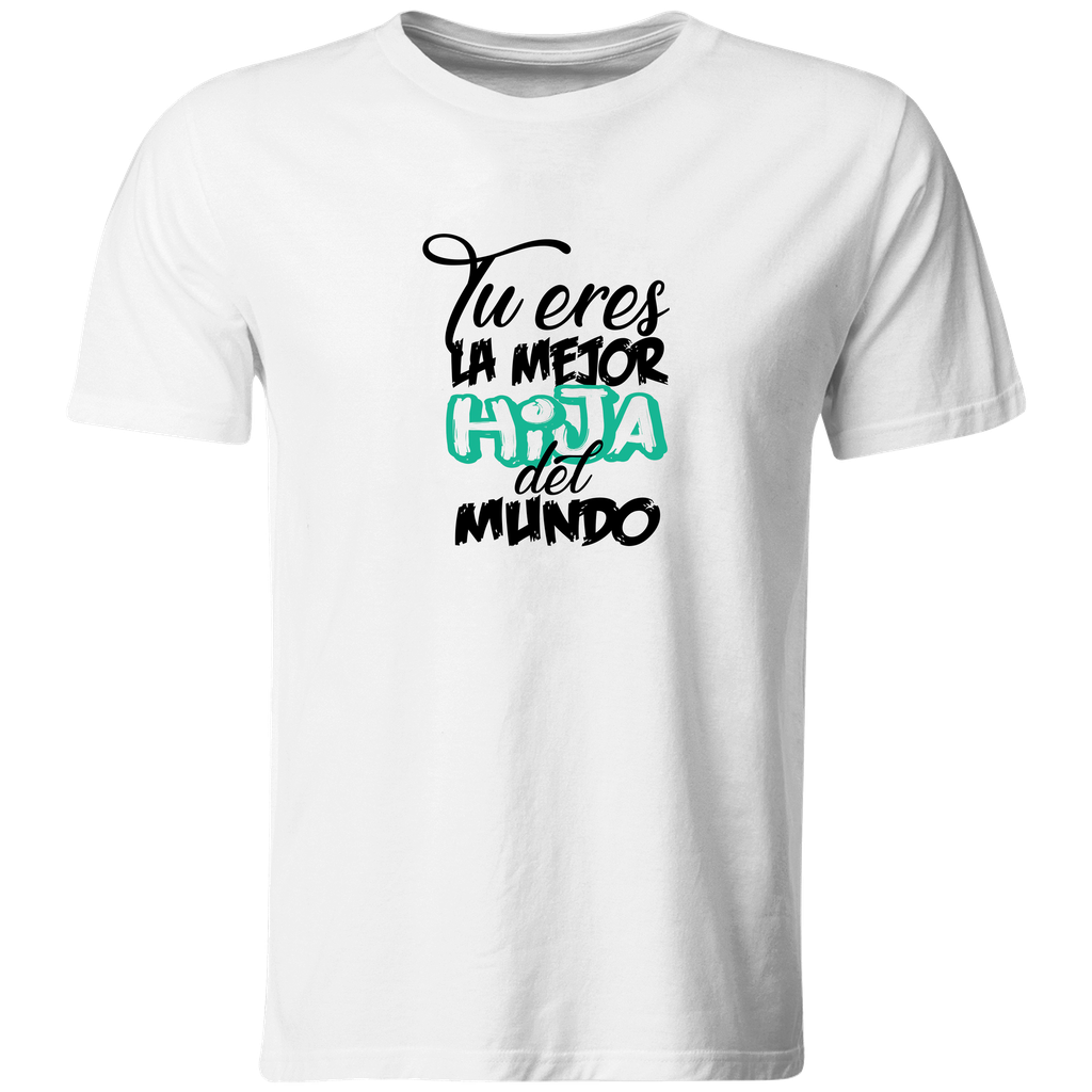 Playeras Papá E Hijos Pp99. Frase tú eres la mejor hija