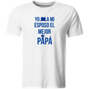 Playeras Papá E Hijos Pp156. mi esposo el mejor papá