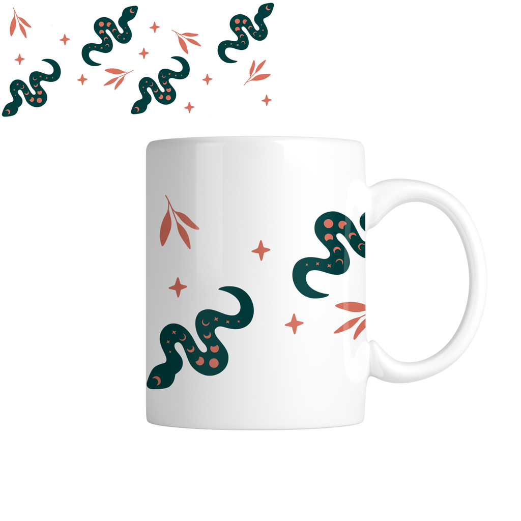 Taza TAE14: Celestial. Aesthetic vintage kawaii motivation