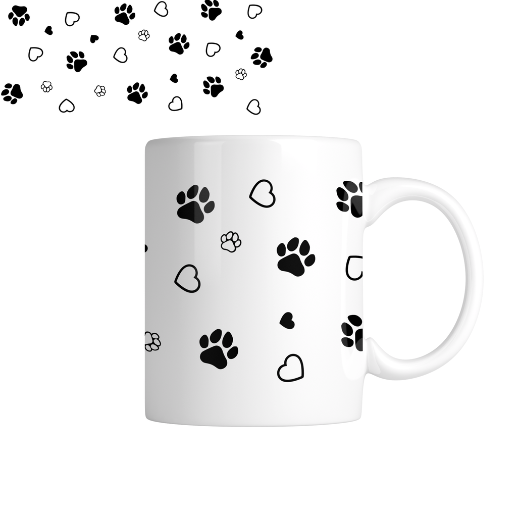 Taza TAE32: Mom dog. Aesthetic vintage kawaii motivation (Con nombre)