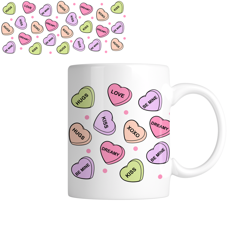 Taza TAE66: Aesthetic vintage kawaii motivation (Con nombre)