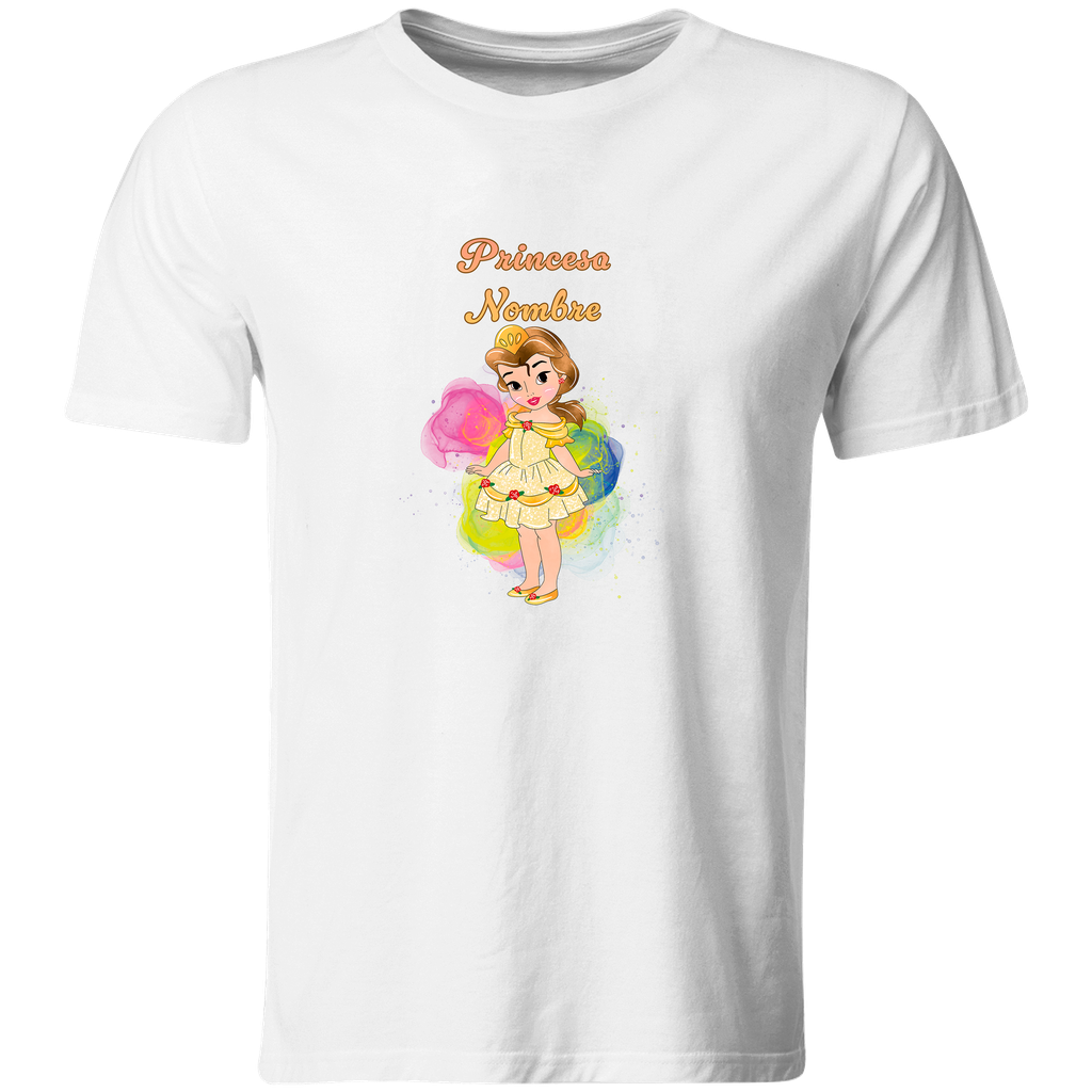 Playera Personalizada Pc26. Papá Mamá E Hija: Princesa (Recto​)