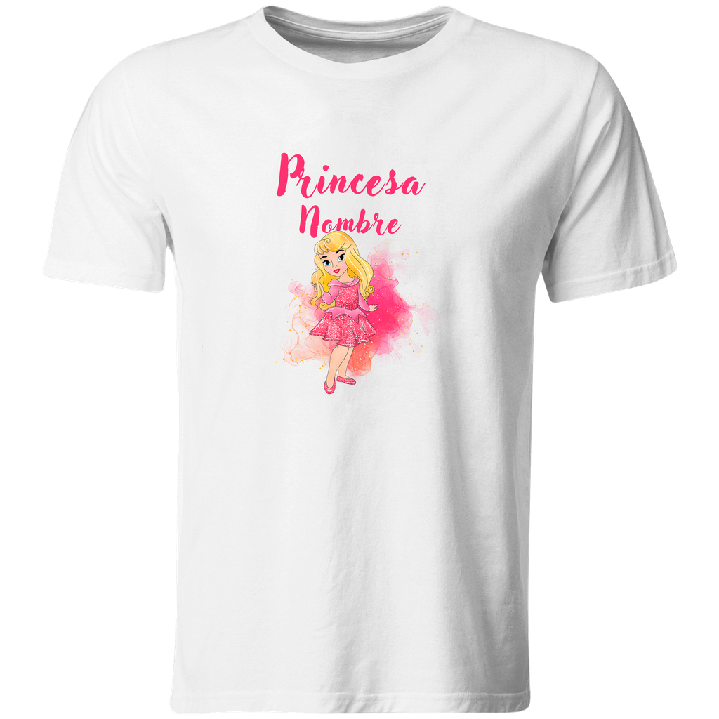 Playera Personalizada Pc28.  Papá Mamá E Hija: Princesa (Recto​)