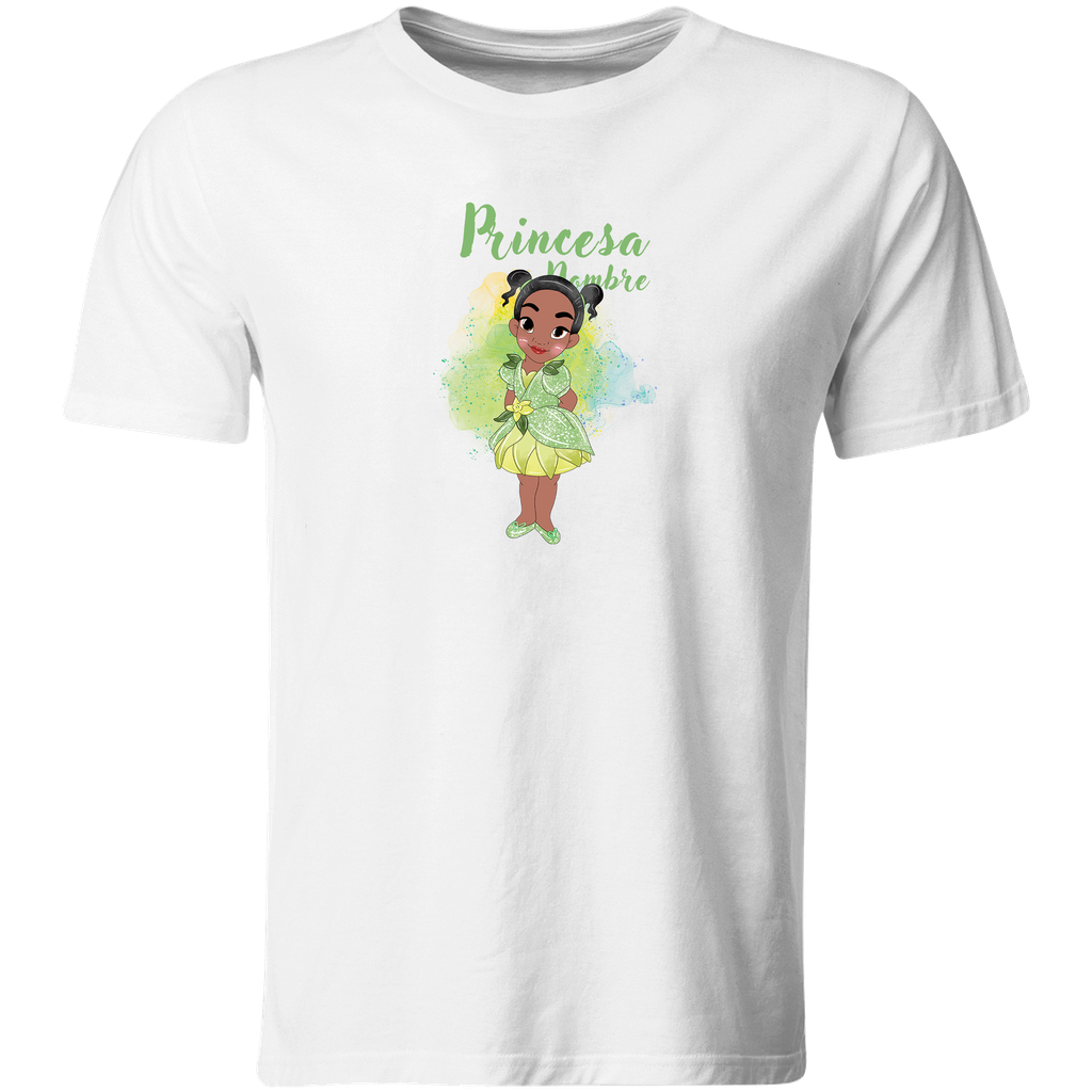Playera Personalizada Pc33.  Papá Mamá E Hija: Princesa (Recto​)