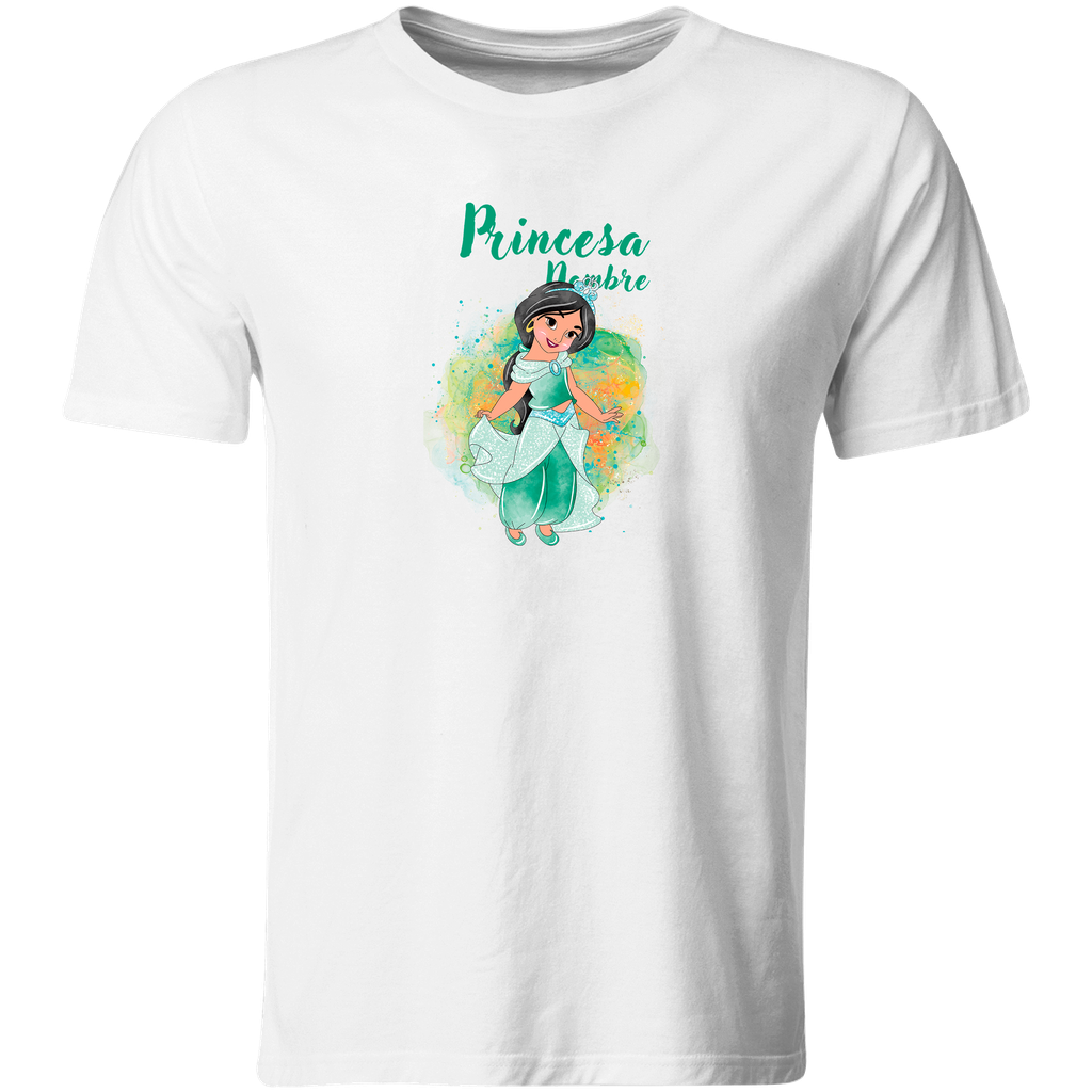 Playera Personalizada Pc35.  Papá Mamá E Hija: Princesa (Recto​)