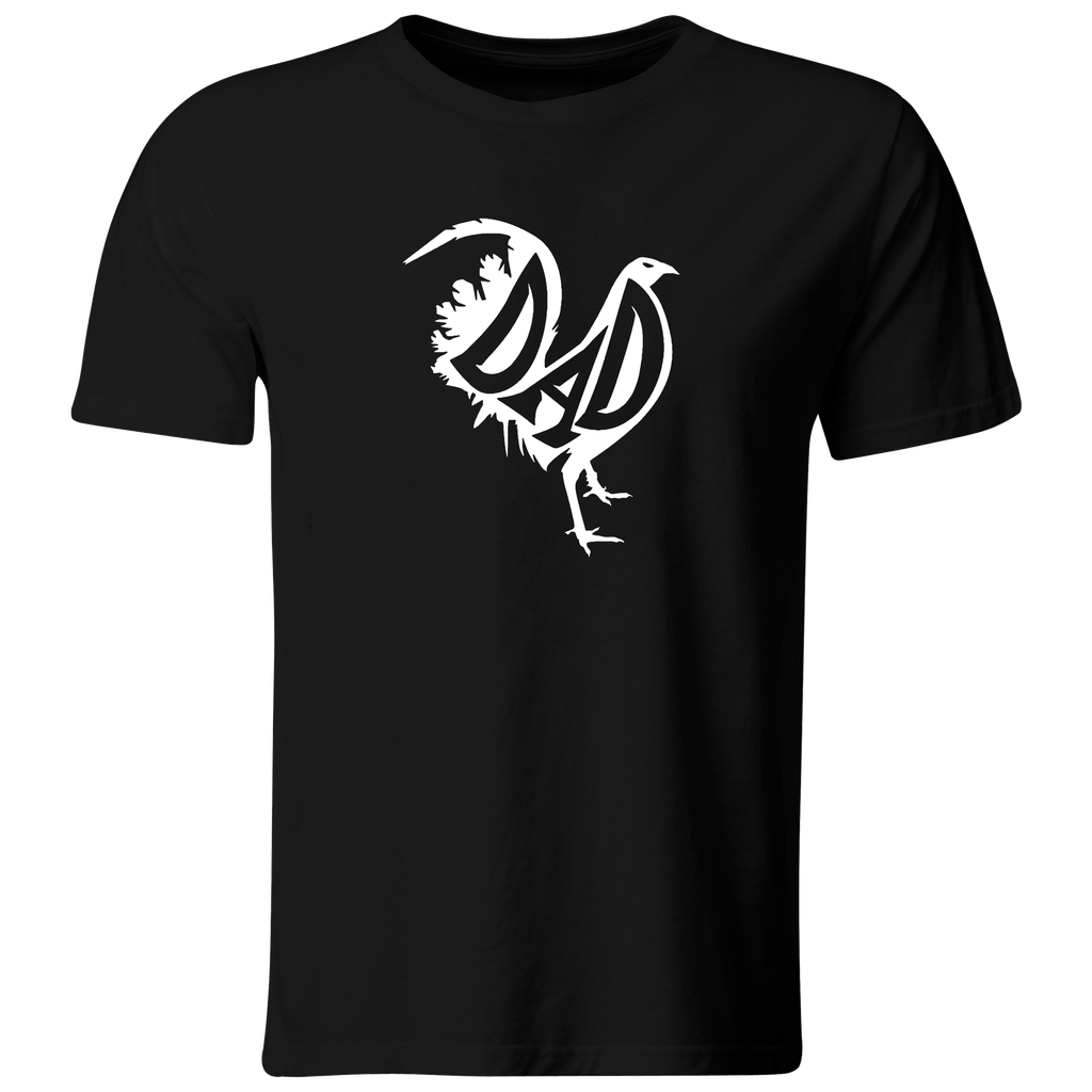 Playera Díua Del Padre Dp9. Papá Gallero Gallo (Negro​)