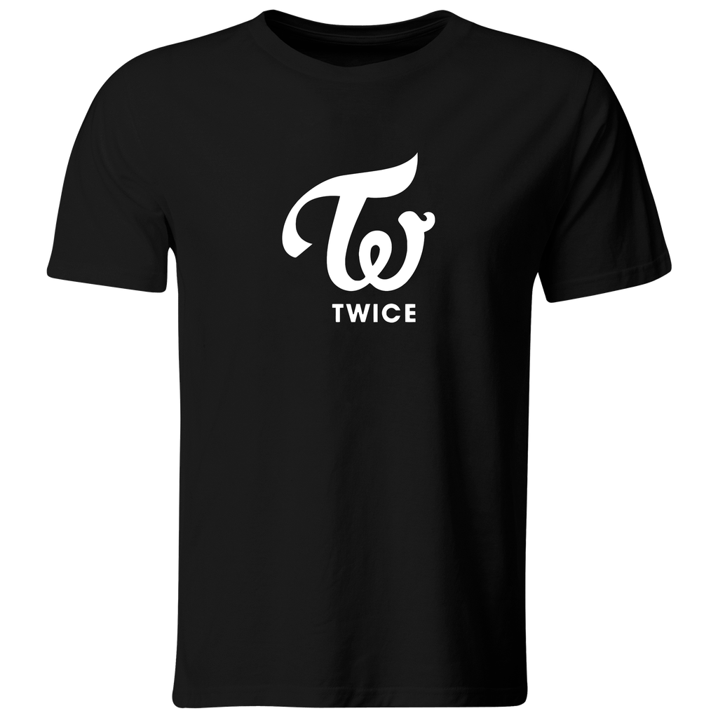 Playera Color lk565. twice kpop korea Momo Jihyo Chaeyoung (Recto​, Negro​, Blanco)