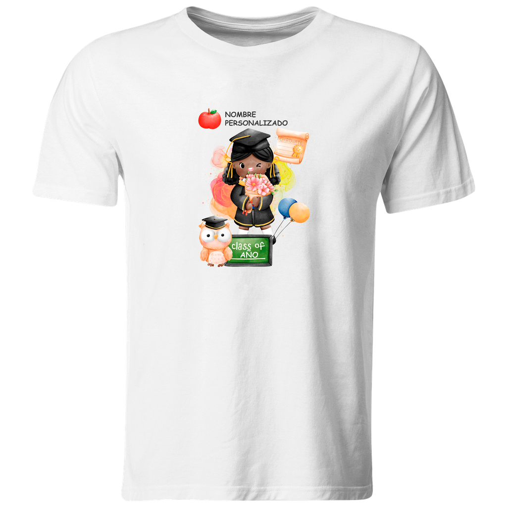 Playera Personalizada Graduación  Gra13. Graduados kawaii (Recto​)
