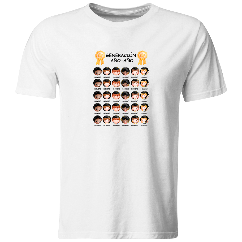 Playera Personalizada Graduación  Gra20. Graduados salon (Recto​)