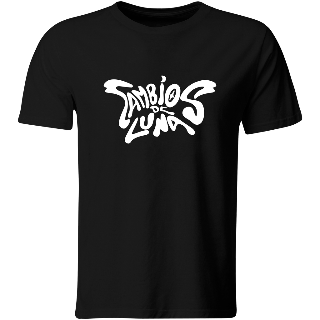 Playera Color ic34. keniaos kenini frase cambios de luna (Recto​, Negro​, Blanco)