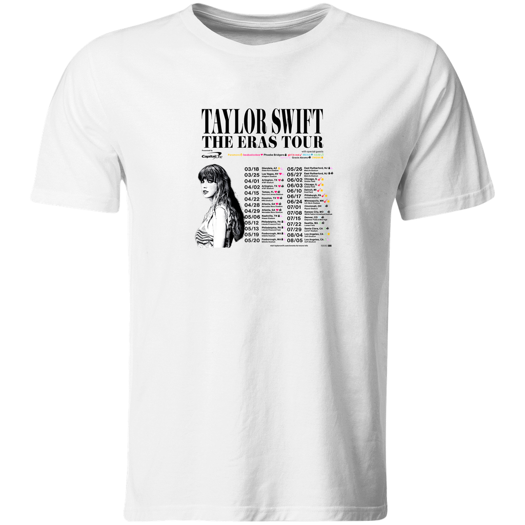Playera Individual Lk591. Taylor Famoso The Eras Tour (Recto​)