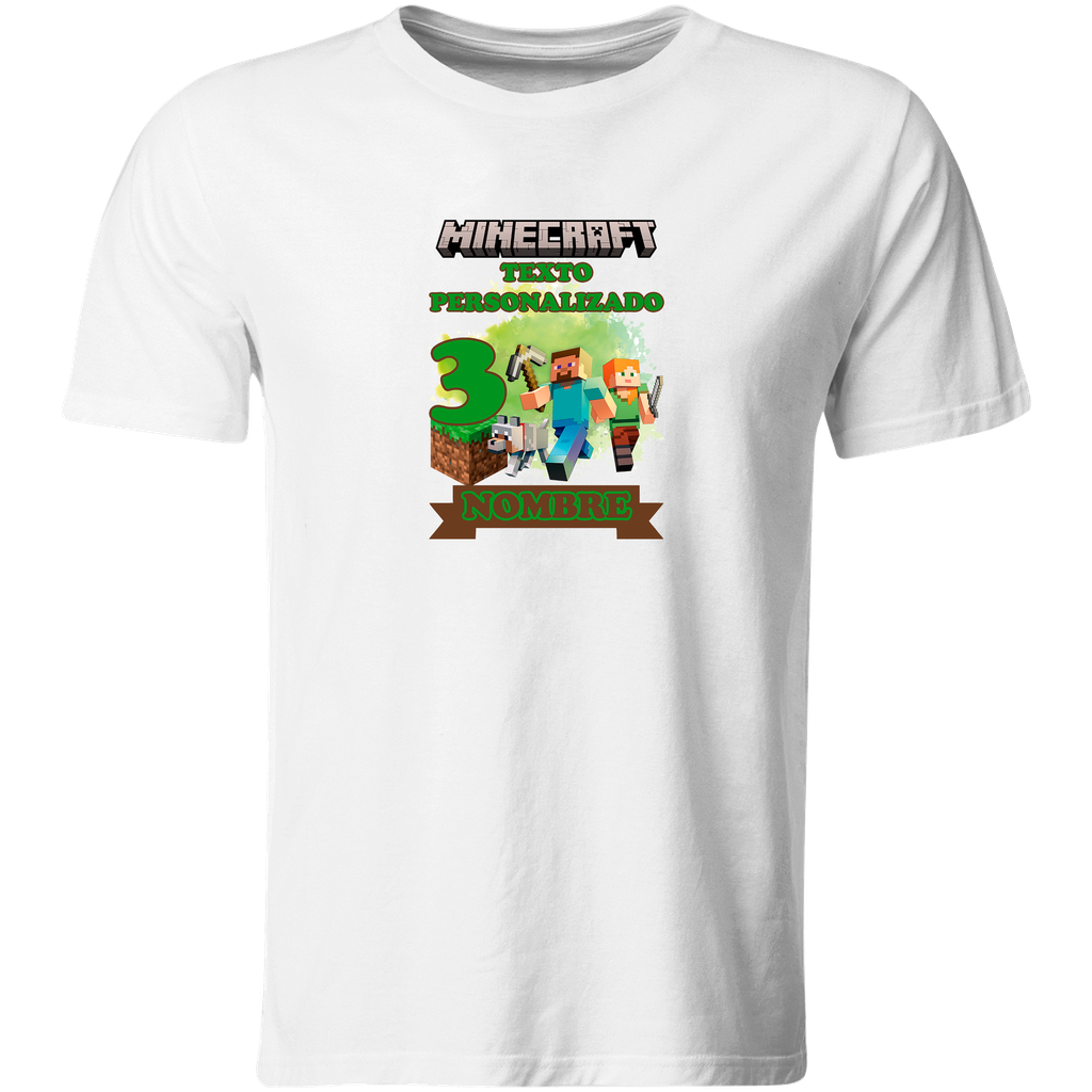 Playera Personalizada Cumpleaños Pc53. videojuegos gamer (Recto​)