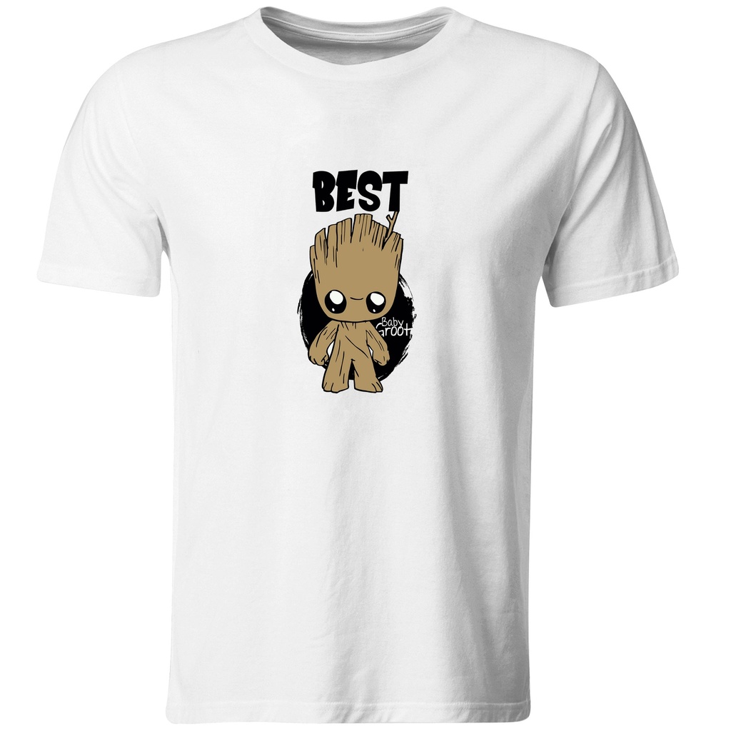 Playera best friends: Rocket y Baby Groot (1/2) (Recto​)