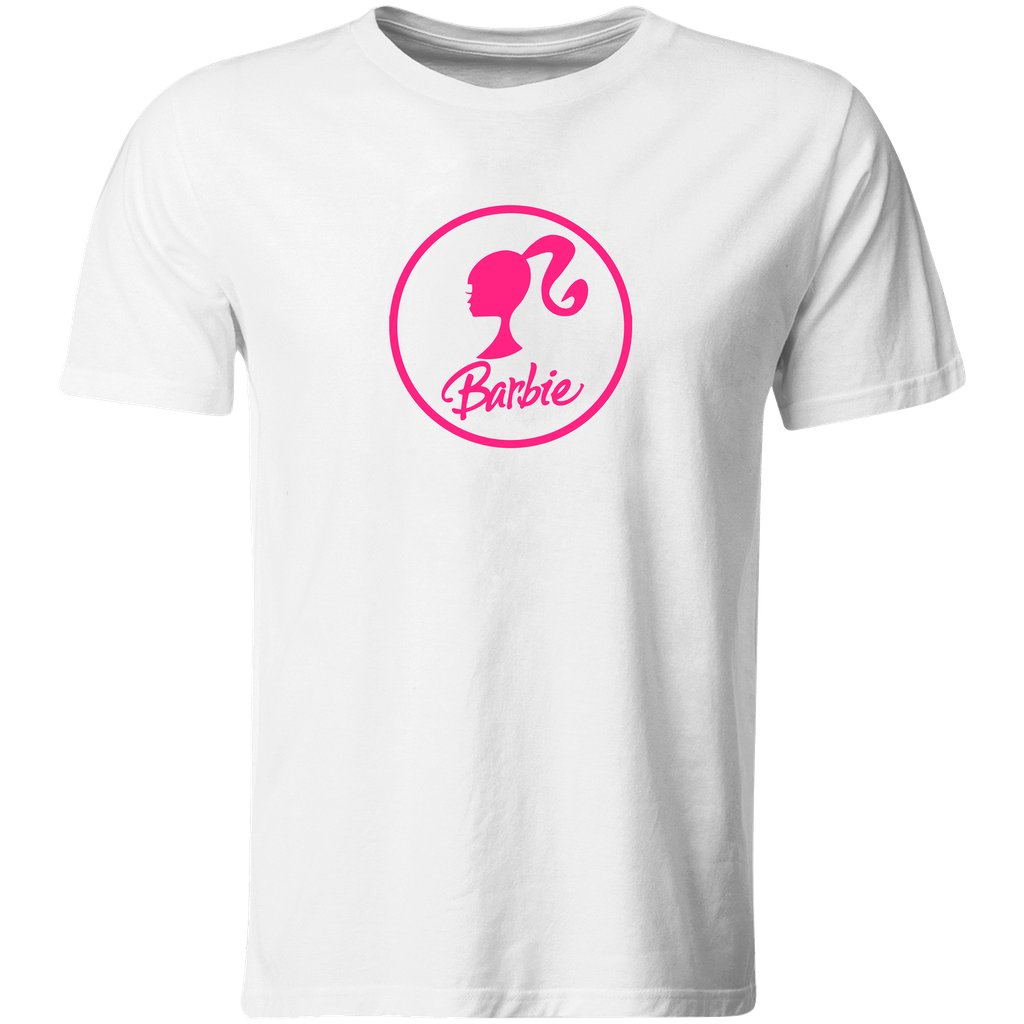 Playera Individual Lk638. Barbie, Silueta, Muñeca, Estampada (Recto​)