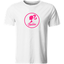 Playera Individual Lk638. Barbie, Silueta, Muñeca, Estampada