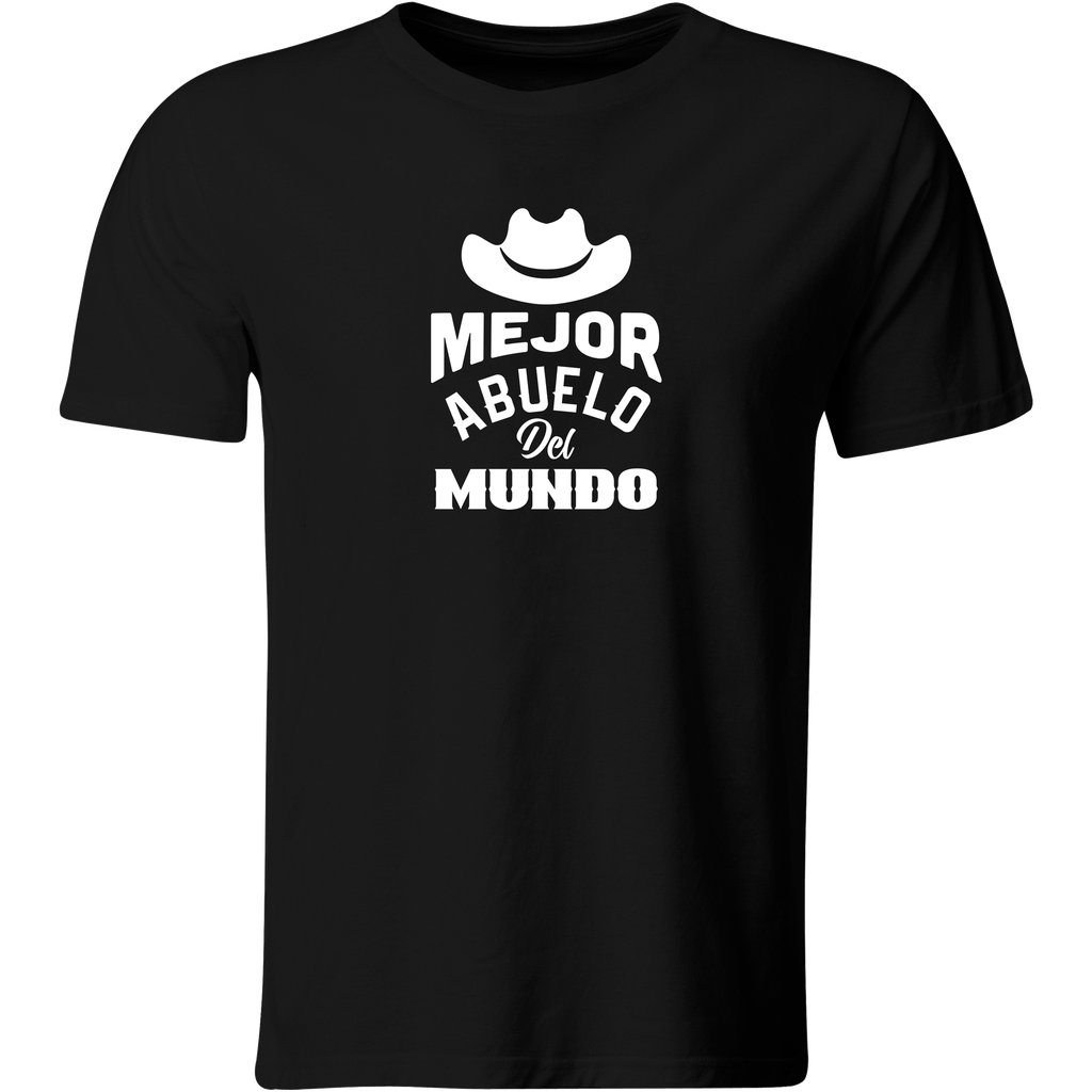 Playera Color Ab20. Día Del Abuelo Abuela Abuelitos (Negro​, Blanco)