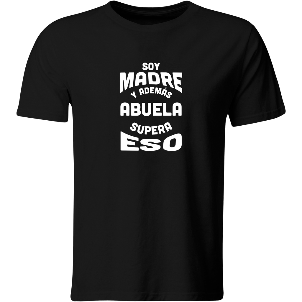 Playera Color Ab11. Día Del Abuelo Abuela Abuelitos (Recto​, Negro​, Blanco)