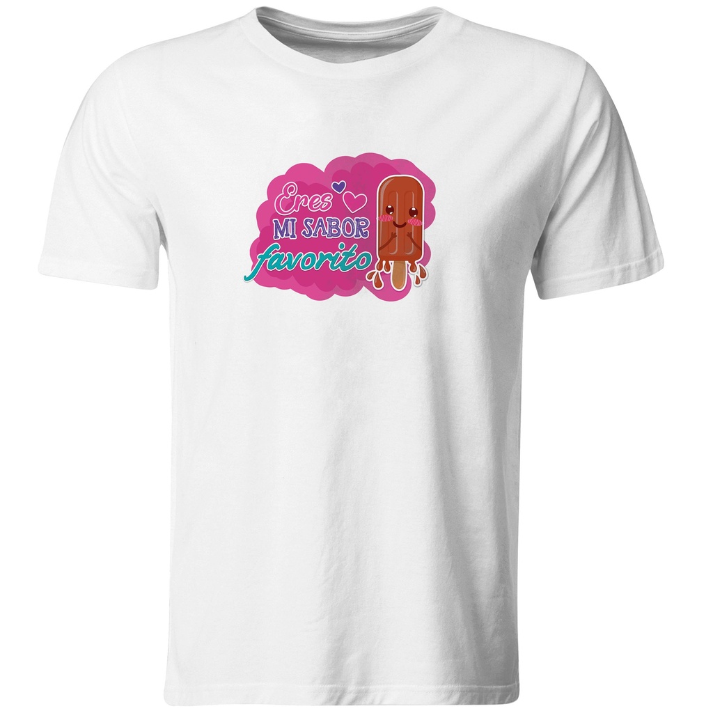 Playeras parejas:  Eres mi sabor favorito. (1/2)