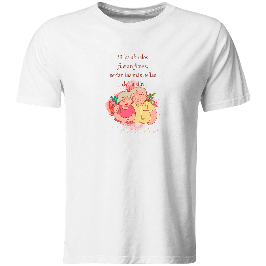 Playera Individual Fdda9. Día Del Abuelo Abuela Abuelitos (Recto​)